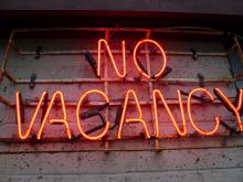 sign, no vacancy