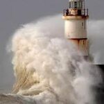 stormy lighthouse