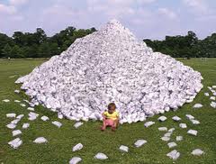 moutain of diapers