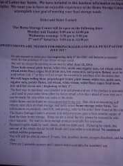 An official handout of the Greensboro, NC LDS Cannery, given to all patrons earlier this week. Copyright 2013 All Rights Reserved Preparedness Pro