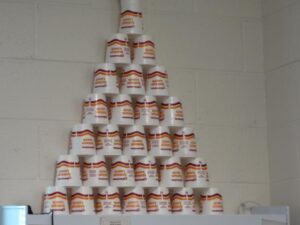 stack of ramen noodles